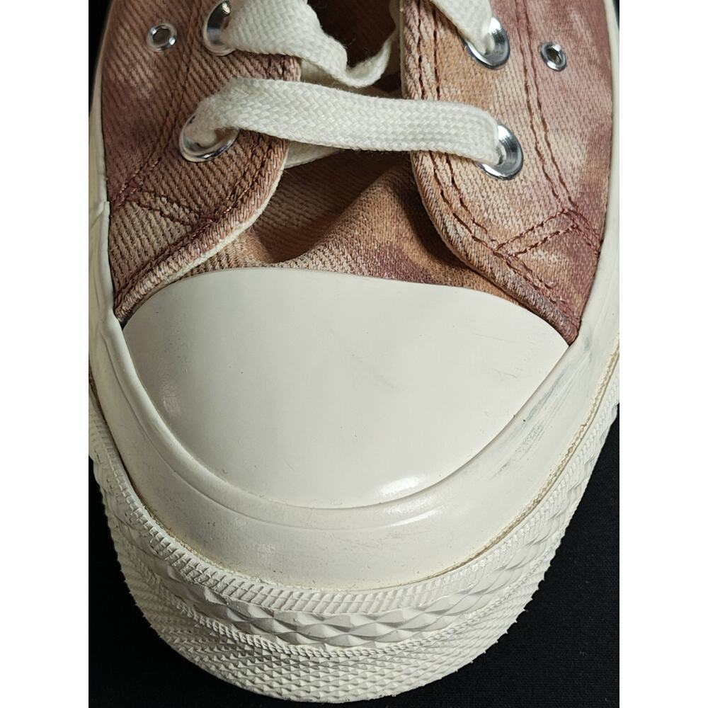 CONVERSE Men's 8 Women's 10 Chuck 70 High Top Washed Denim Tie Dye Sneakers New - Picture 7 of 16